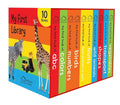 My First Library: Boxset of 10 Board Books for Kids (Pack 1) | Includes ABC, Numbers, Shapes, Colors, Wild Animals, Farm Animals & Pets, Birds, Fruits, Vegetables & Transport | Ages 0-3 Years