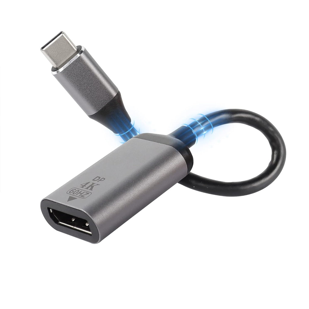 TECPHILE DP to Type-C 4K@60Hz Adapter Converter
